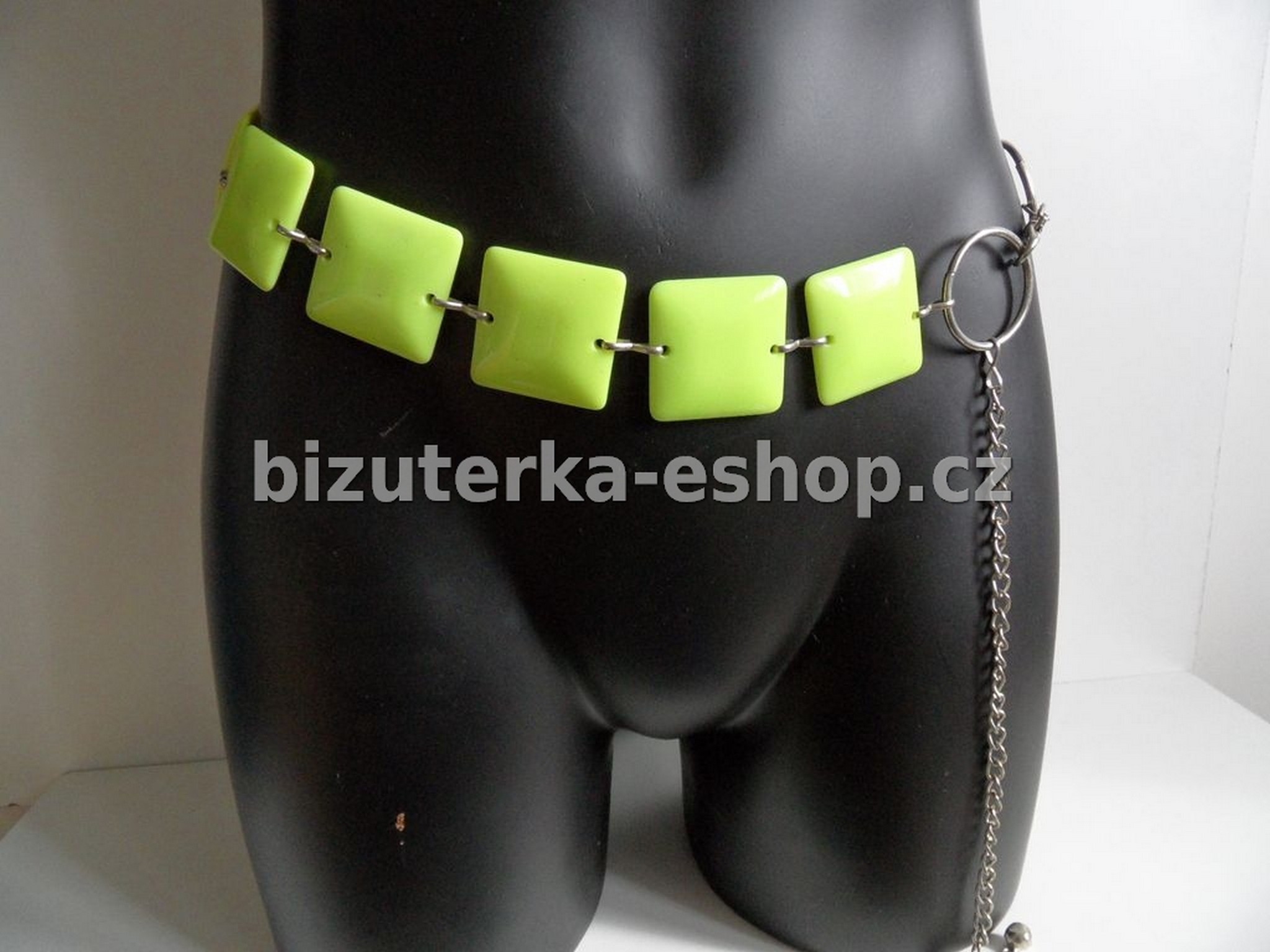 Pásek na boky zelený BZ-04048