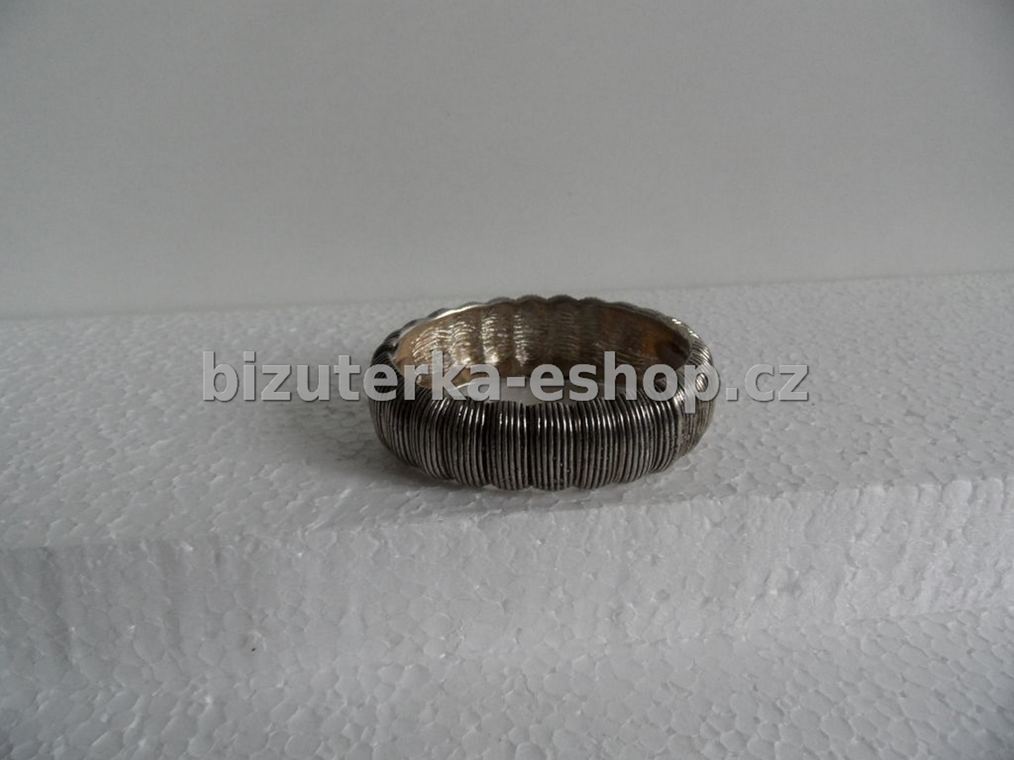 Náramek stříbrná patina  BZ-04126