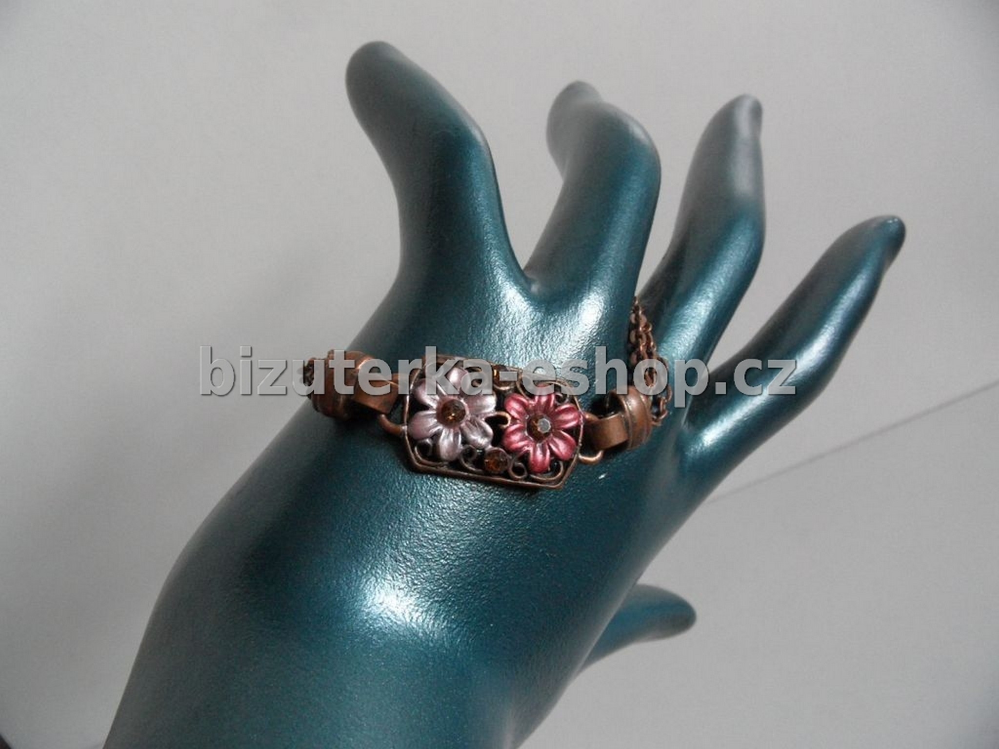 Náramek bronzovo vínový BZ-04152