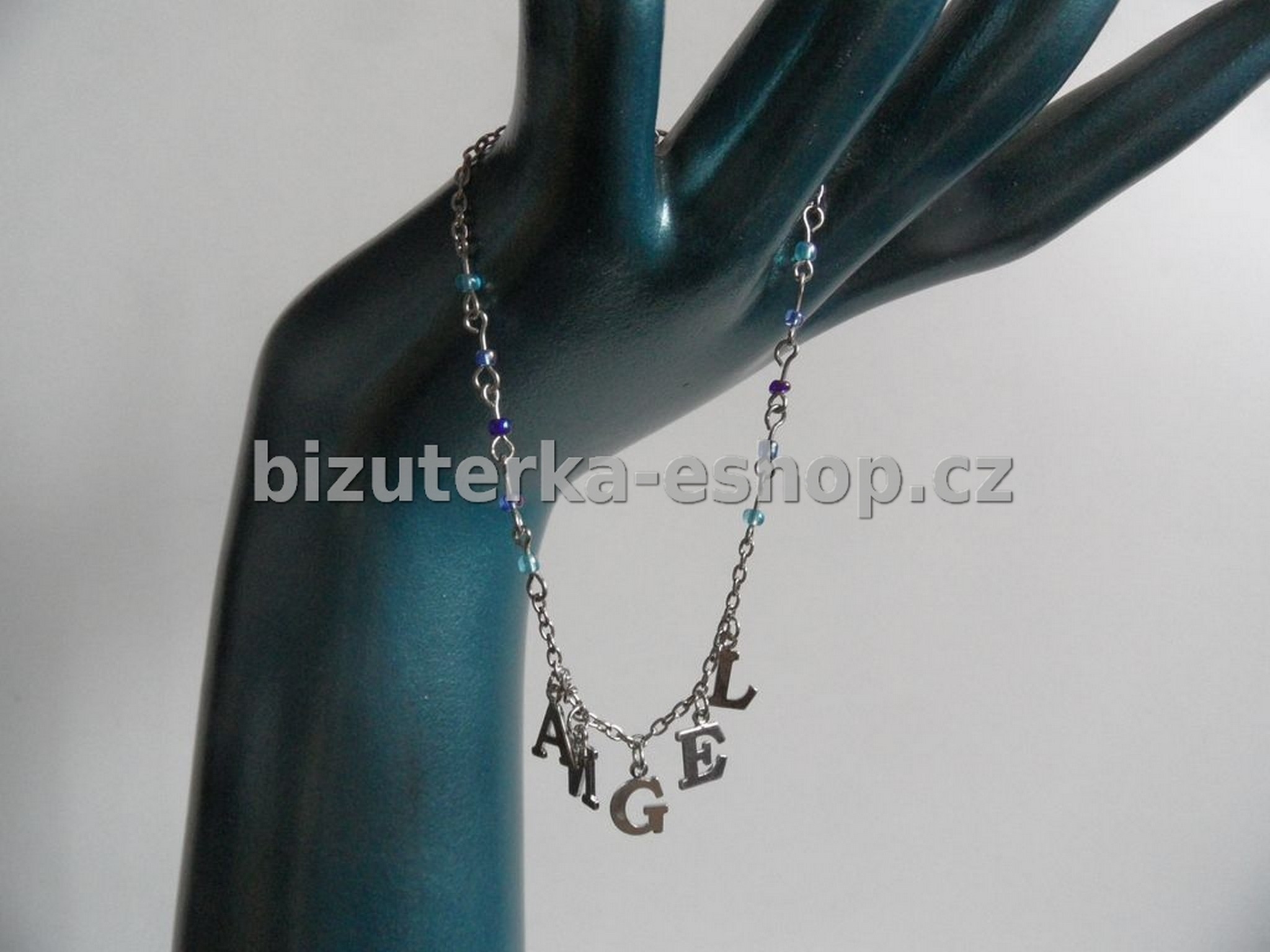 Náramek s přívěšky stříbrný BZ-04169