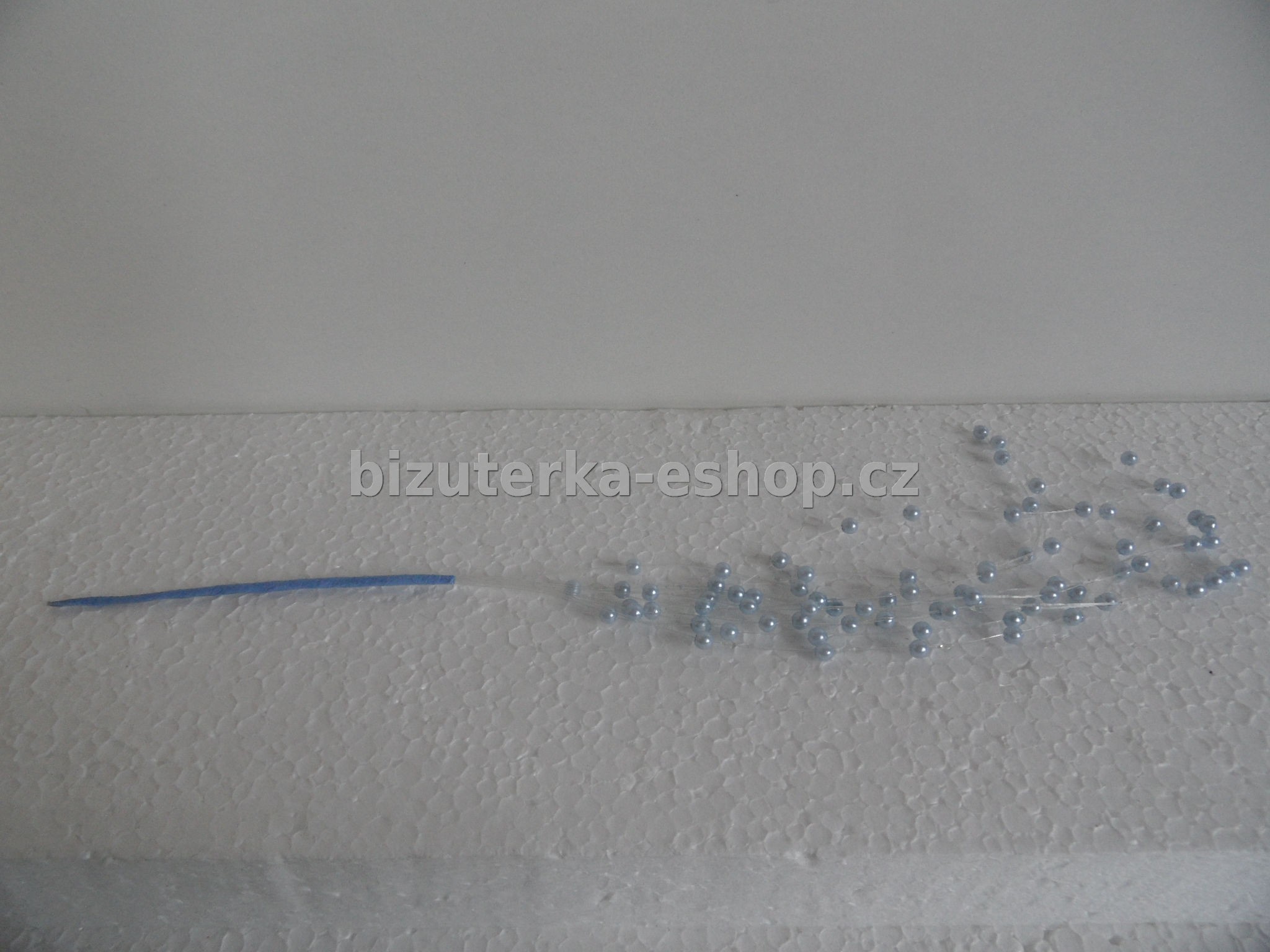 Perličky na silonu modré BZ-04387