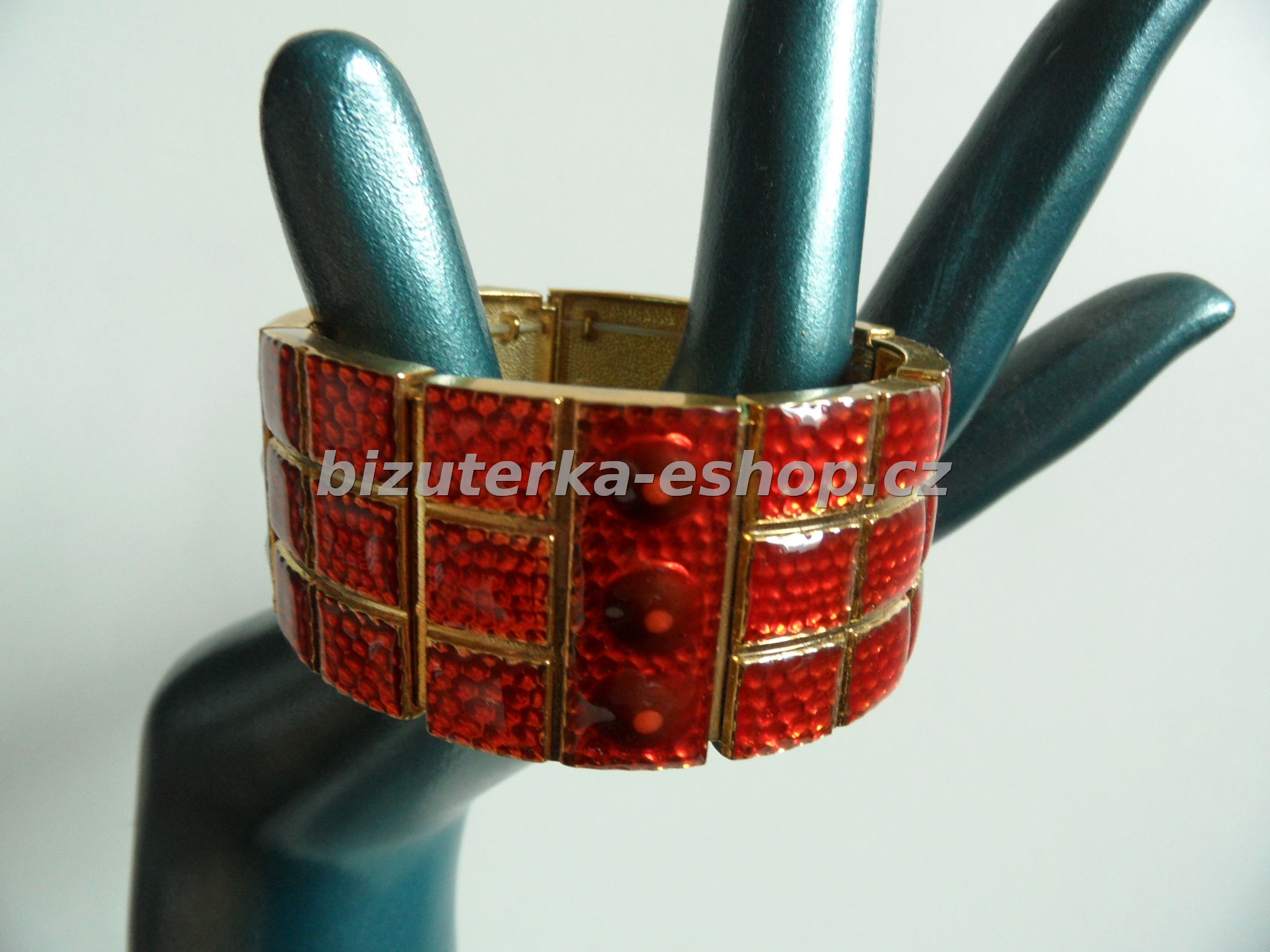 Náramek zlato oranžový BZ-04818