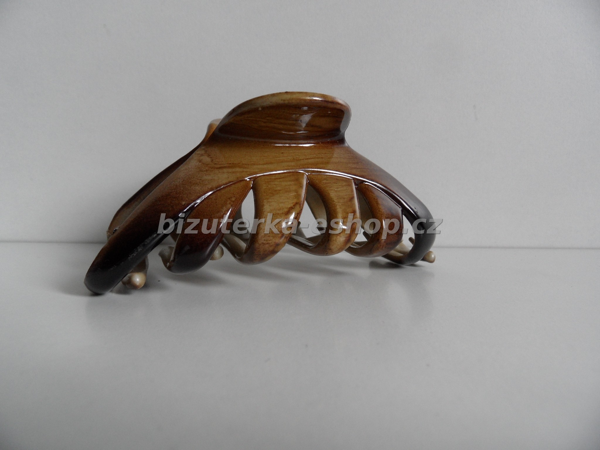 Skřipec do vlasů hnědý BZ-05175