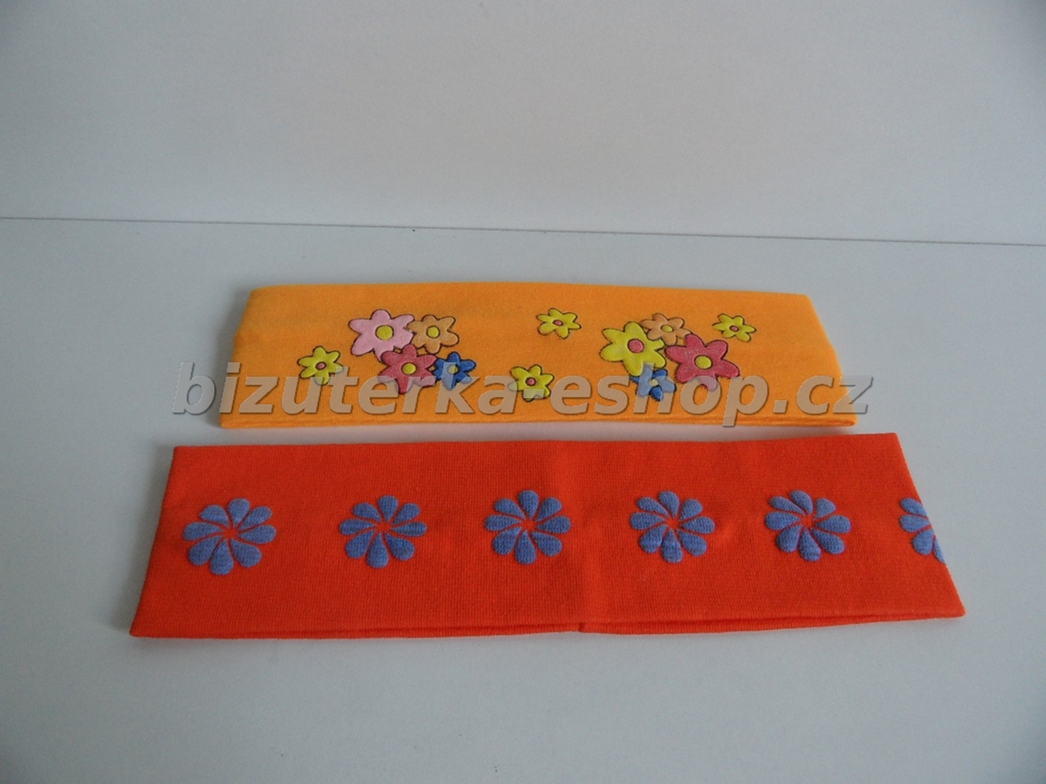 Čelenka elastická s květy BZ-05370