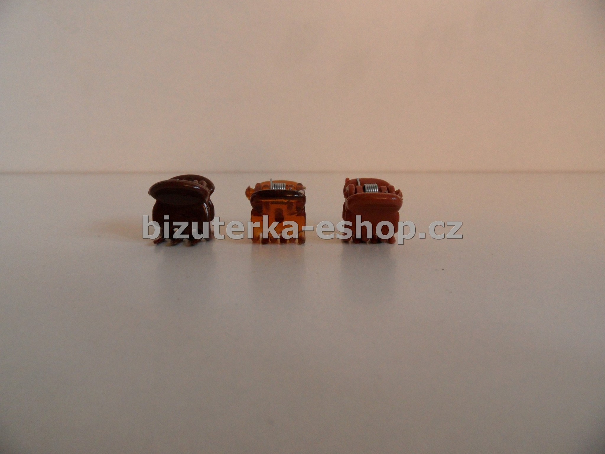 Skřipeček do vlasů hnědý BZ-05570