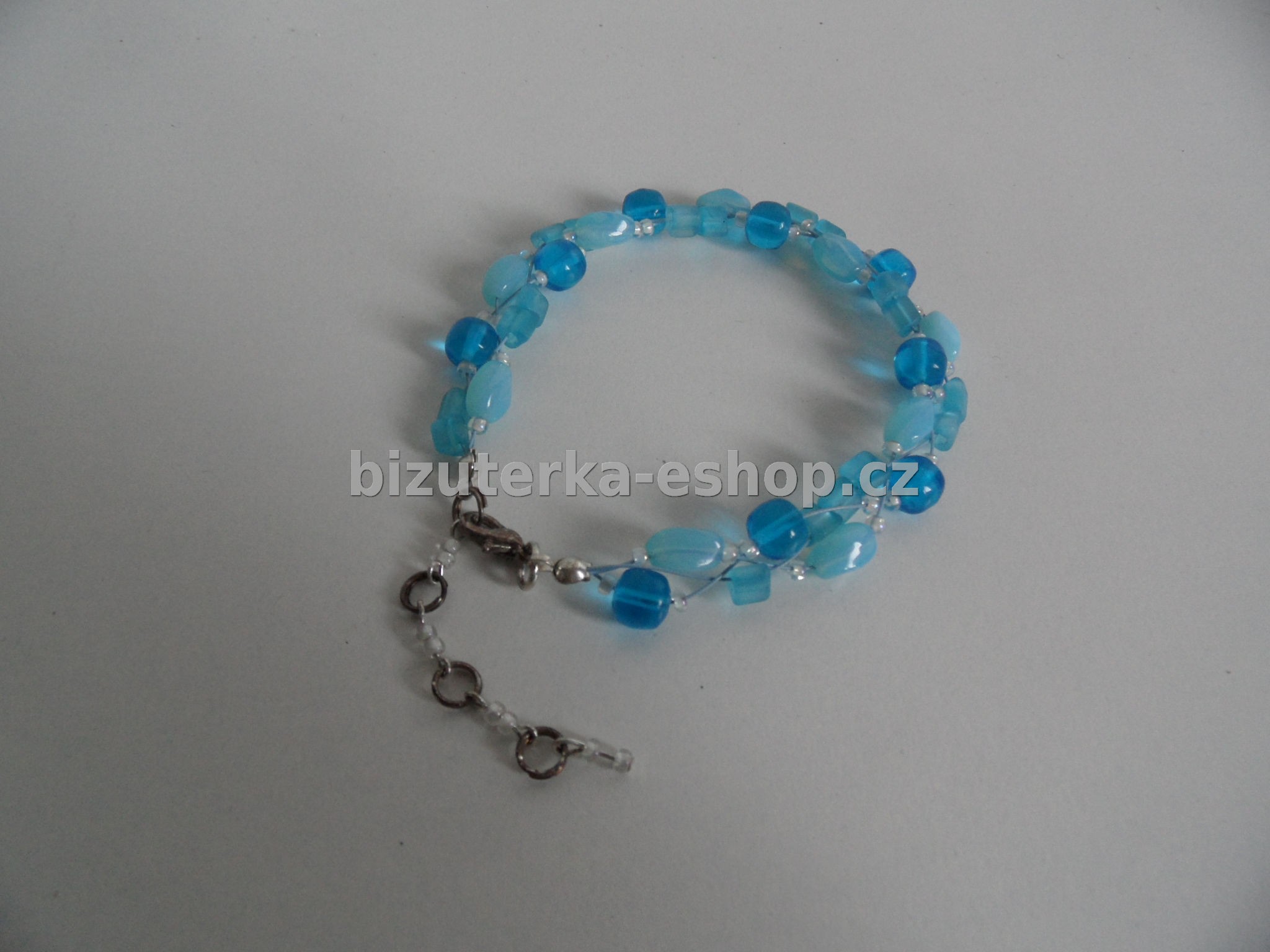 Náramek perličky tyrkysový BZ-03308