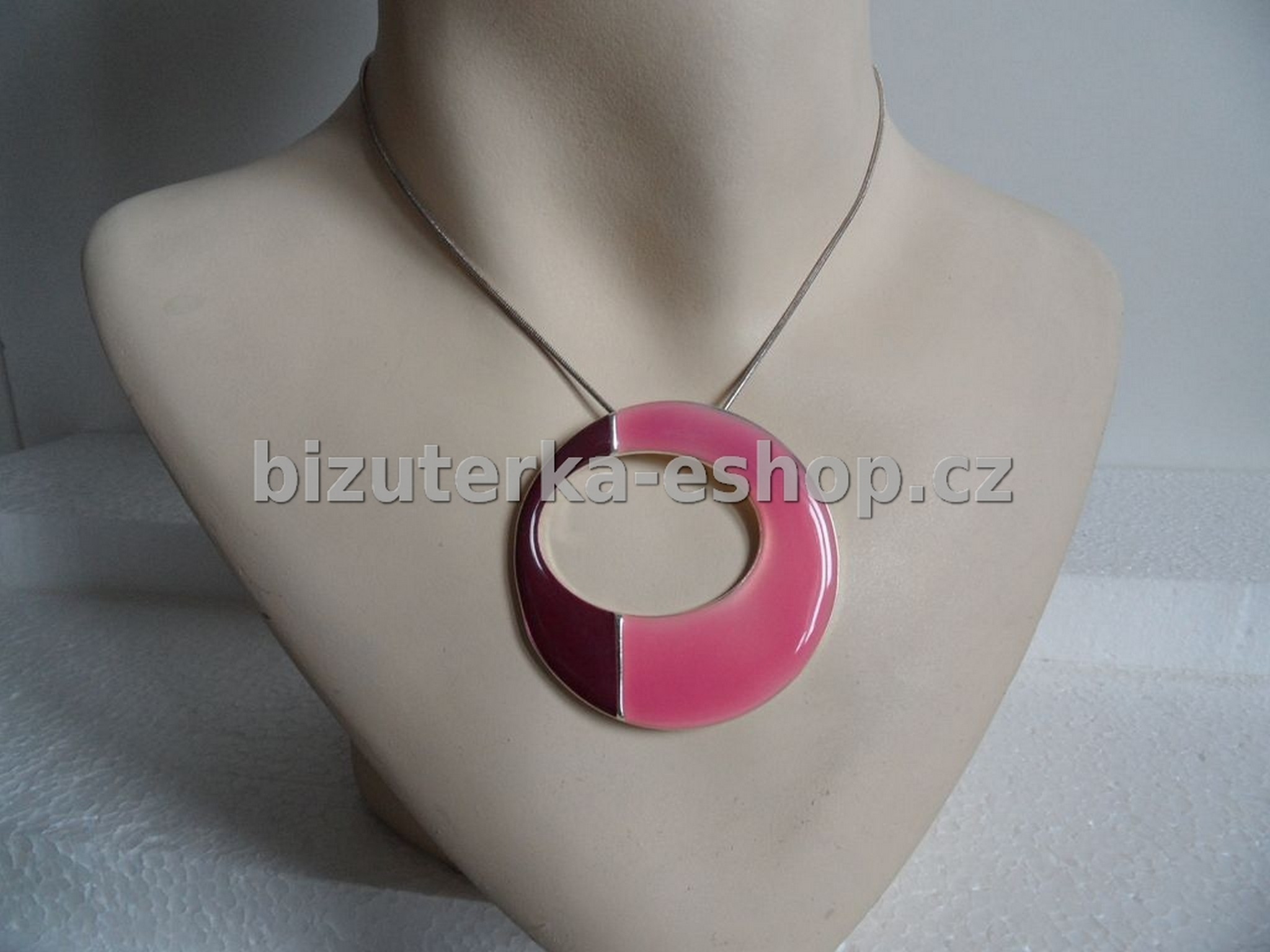 Řetízek s plackou růžový BZ-03513