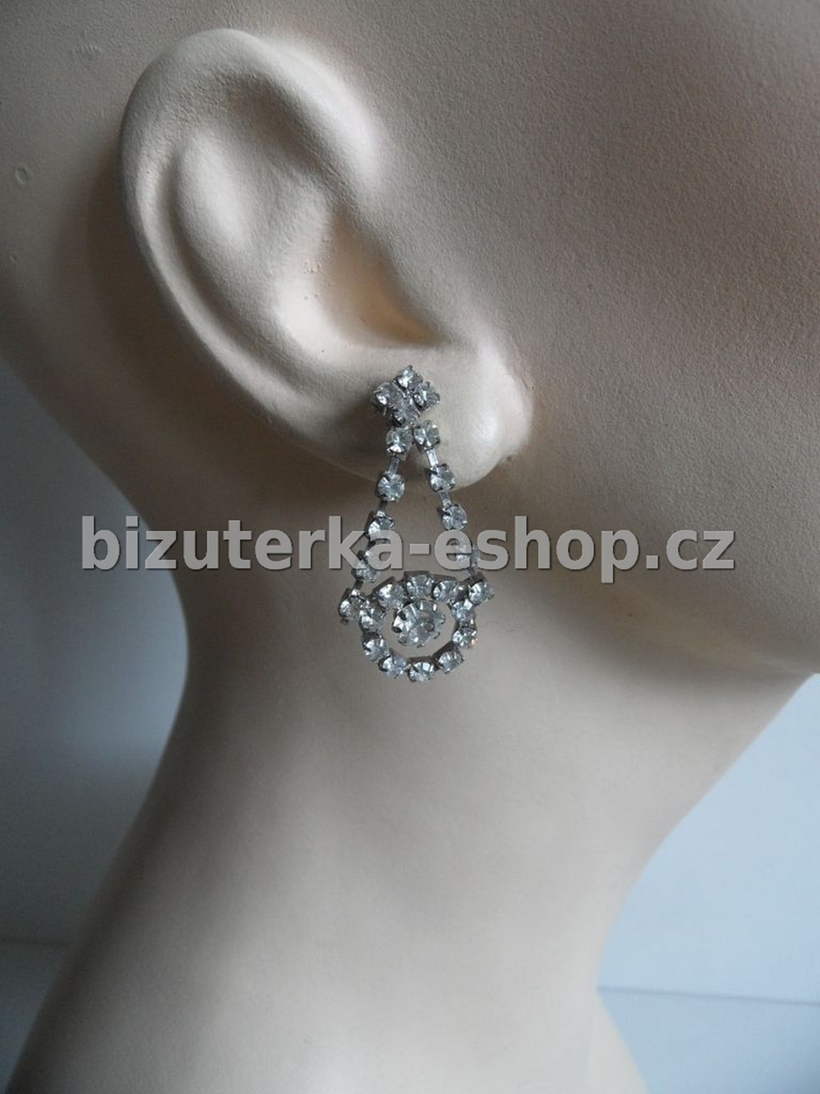 Naušnice štrasové BZ-03919