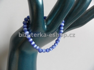 Náramek z perliček modrý BZ-04190