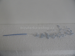 Perličky na silonu modré BZ-04387