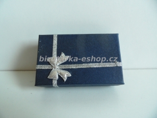 Dárková krabička modro stříbrná BZ-04908