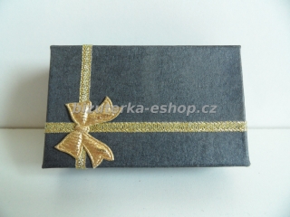 Dárková krabička modro zlatá BZ-04909