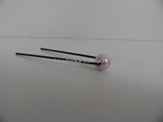 Vlásenka s perličkou růžová BZ-04985