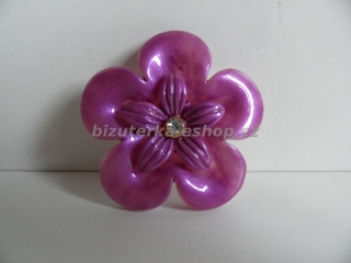 Brož květ fialová BZ-05214