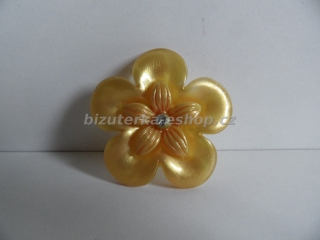 Brož květ žlutá BZ-05215