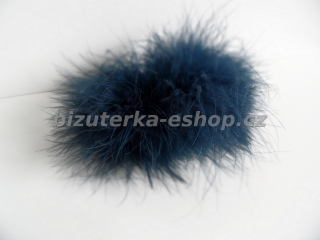 Gumka do vlasů pštros tmavě modrá BZ-05229