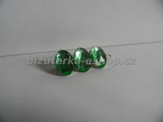 Sponka do vlasů s kamínky zelená BZ-05306