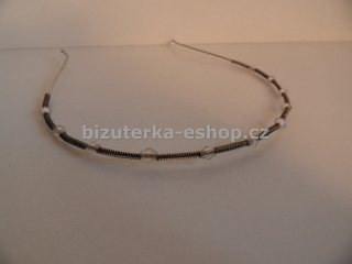 Čelenka do vlasů s perličkami BZ-05575