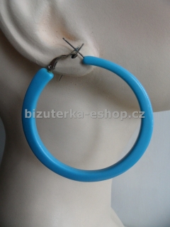 Naušnice kruhy modré BZ-05650