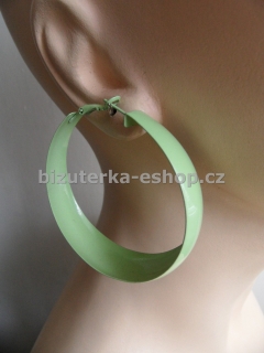 Naušnice kruhy zelené BZ-05672