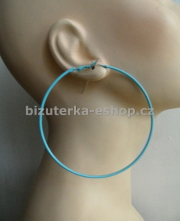 Naušnice kruhy modré BZ-05754