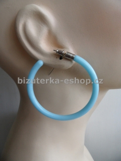 Naušnice kruhy modré BZ-05821