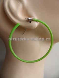 Naušnice kruhy zelené BZ-05844