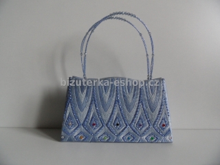 Společenská kabelka modro fialková BZ-03269