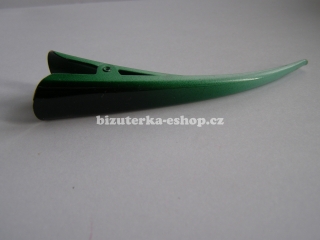 Spona do vlasů kovová zelená BZ-06235
