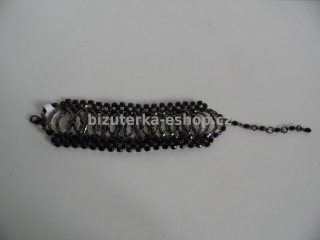 Náramek perličky černý BZ-03299