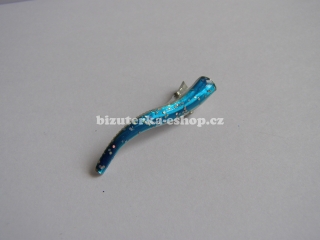 Sponka do vlasů - pinetka se třpytkami modrá BZ-06490