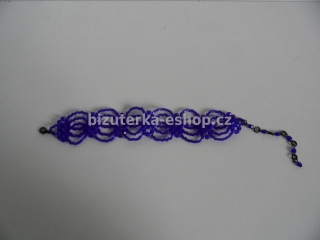 Náramek perličky modrý BZ-03304