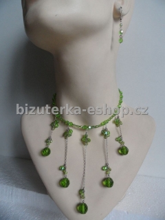 Souprava perličky zelená BZ-03452