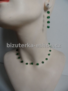 Souprava perličky zelená BZ-03456