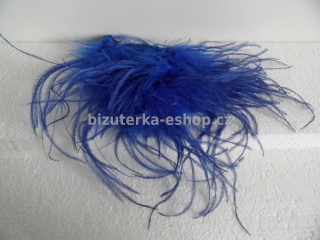 Gumka do vlasů pštros modrá BZ-03495