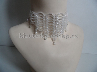 Náhrdelník perličky bílý BZ-03543