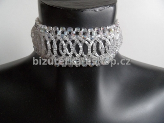 Náhrdelník perličky průhledný BZ-03560
