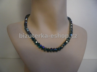 Náhrdelník perličky zelený BZ-03610