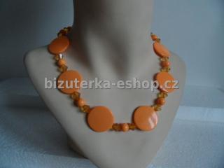  Náhrdelník oranžový BZ-03844